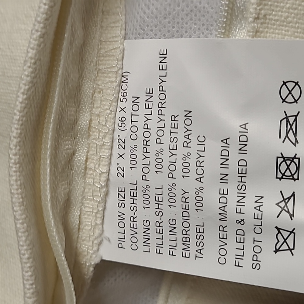 Ivory Throw Pillow - Picture 12 of 12